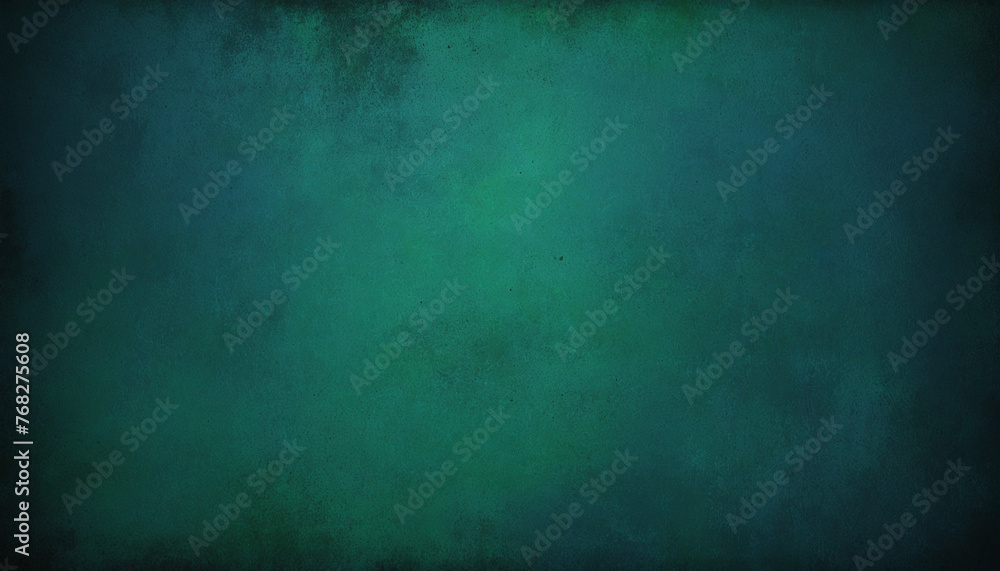 Dark blue green grunge textured background, grainy gradient abstract halftone banner Dark blue green grunge textured background, grainy gradient abstract halftone banner