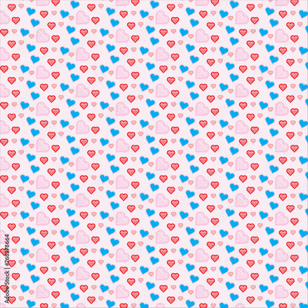 Minimal and cute love romantic heart pattern wallpaper design Minimal and cute love romantic heart pattern wallpaper design