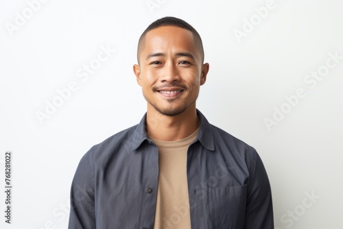 Portrait of happy african american man looking at camera.