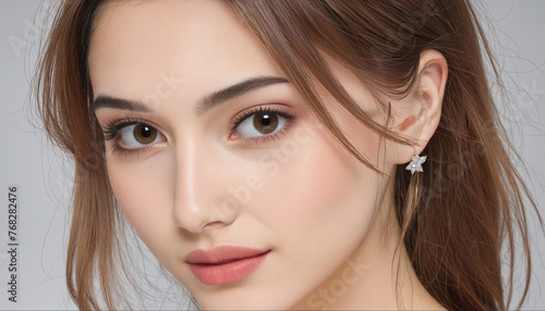 portrait of a wonderful asian woman