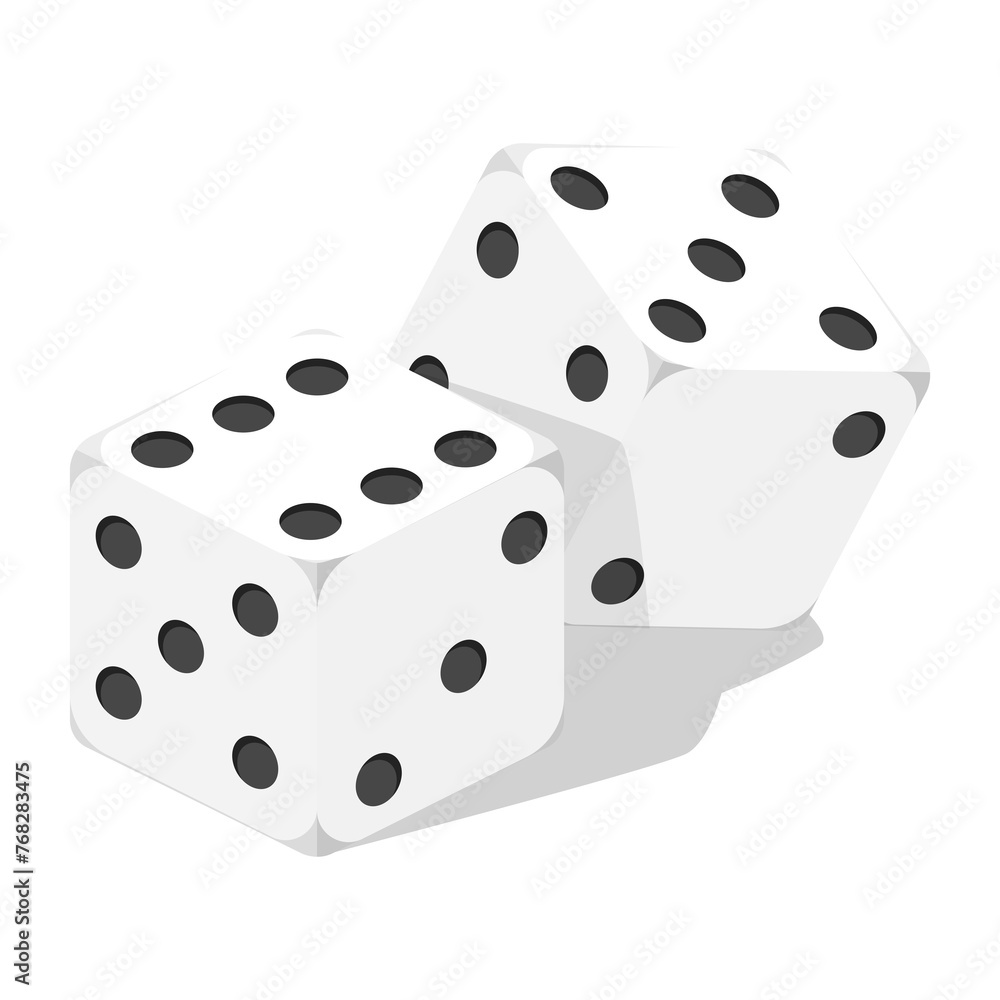 Dice game isometric PNG illustration with transparent background Dice game isometric PNG illustration with transparent background