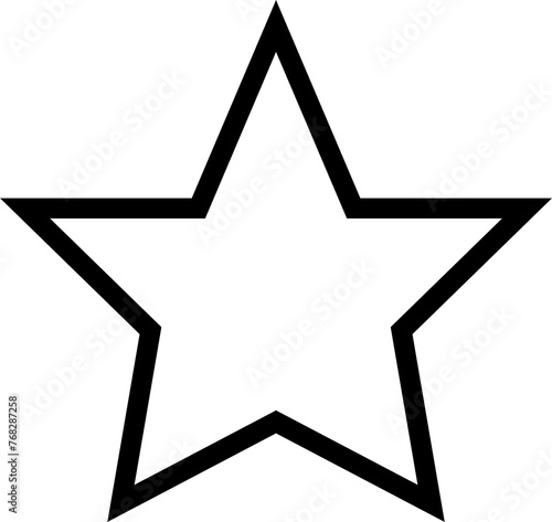 Set of star shapes. Design decoration