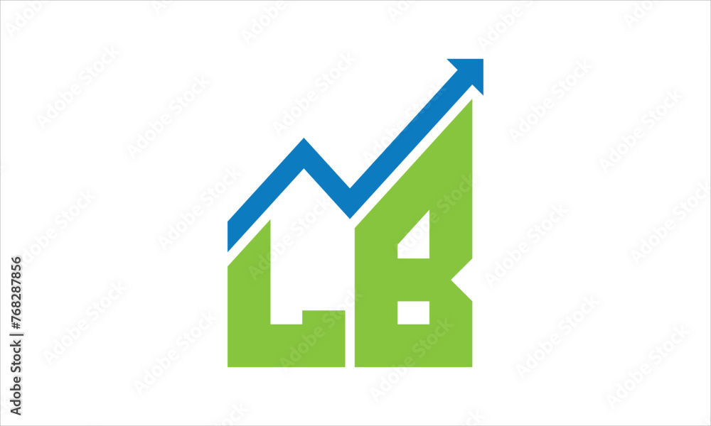 LB financial logo design vector template. LB financial logo design vector template.