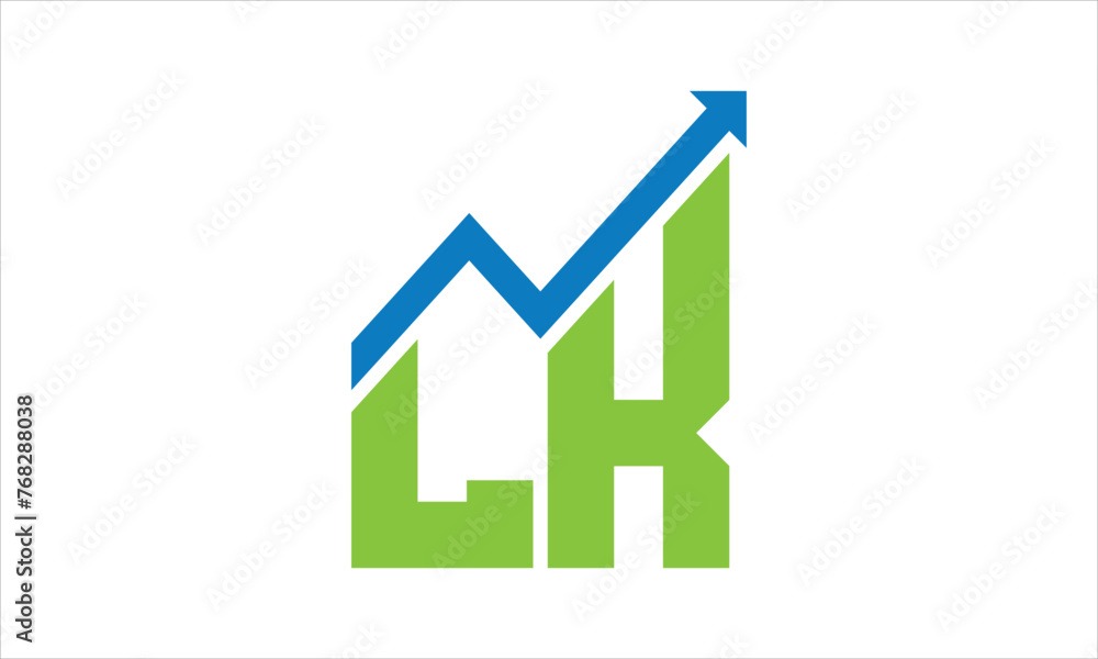 LK financial logo design vector template. LK financial logo design vector template.