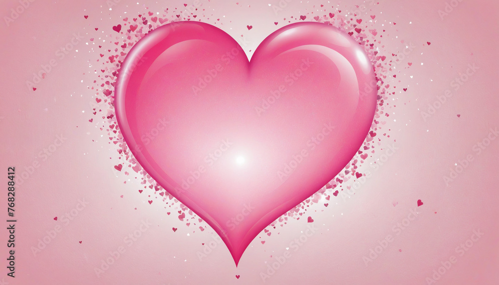 pink heart background - valentines day design