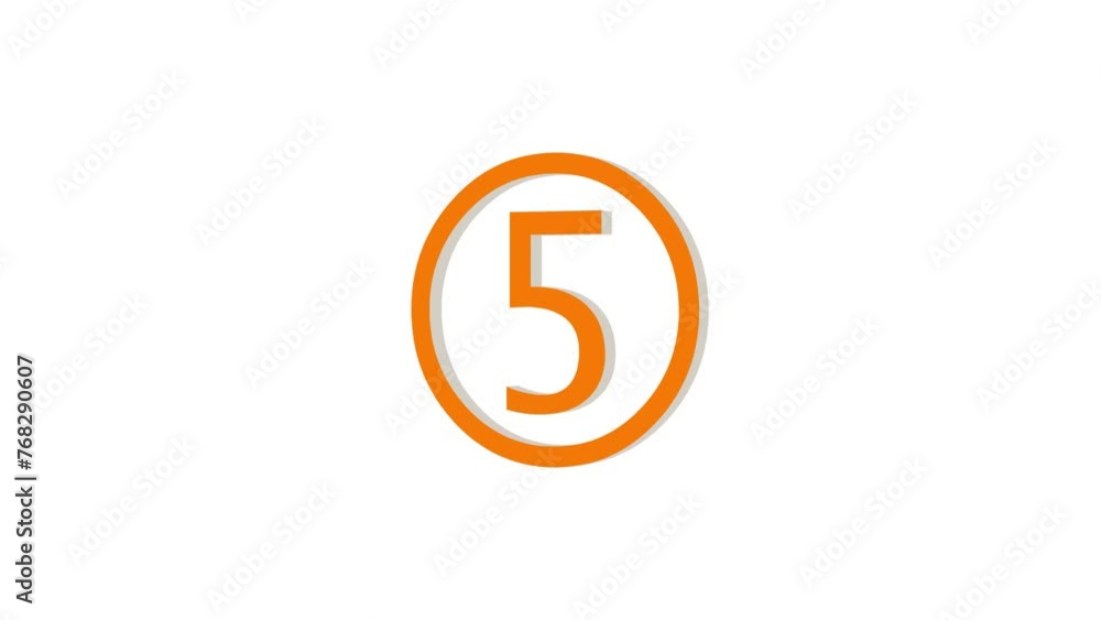 3d five logo icon loopable rotated brown color animation on white background 3d five logo icon loopable rotated brown color animation on white background
