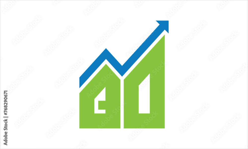 QO financial logo design vector template. QO financial logo design vector template.