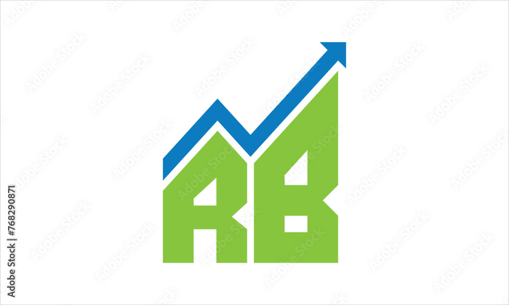 RB financial logo design vector template. RB financial logo design vector template.