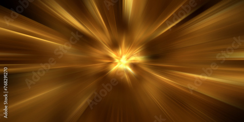 Golden Abstract Background .Energizing Summer Sun Rays in Vibrant Display