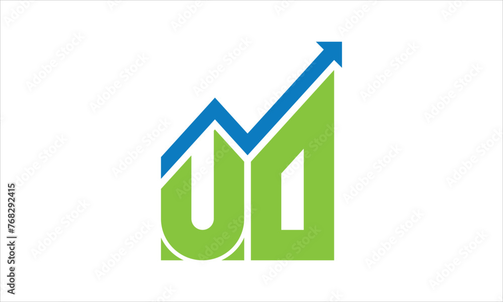 UO financial logo design vector template. UO financial logo design vector template.