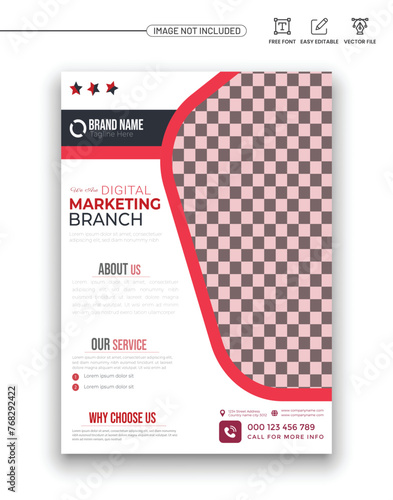 Creative corporate brand flyer Poster design 
