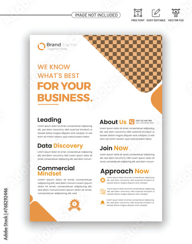 Creative corporate brand flyer Poster design 