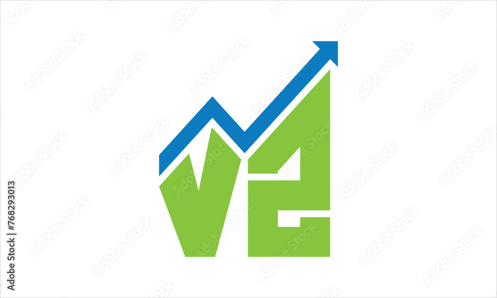 VZ financial logo design vector template. VZ financial logo design vector template.