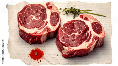 A close up of a variety of meat cuts