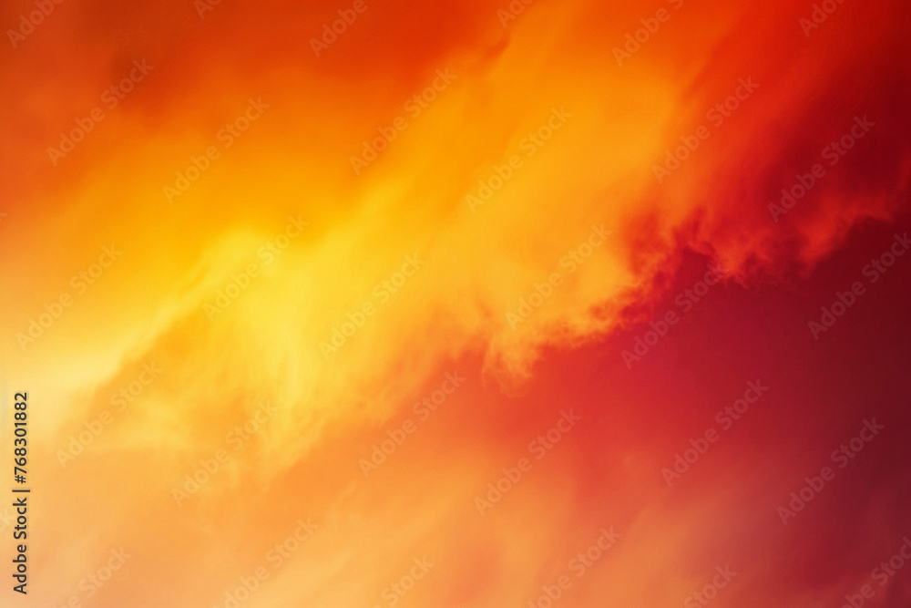 Obraz premium gradient background shifting from a fiery red to a warm orange 