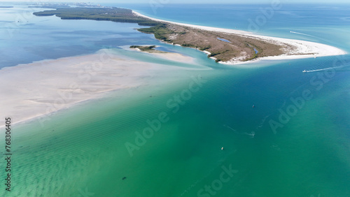 Drone photos of Caladesi Island, Tampa Bay, Florida photo