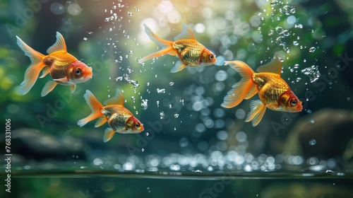 Leap to Success: Conceptual Goldfish Jumping for Improvement © hisilly