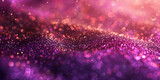 luxury glitter and bokeh particles on purple background, holiday festival background Purple sparkling background from small sequins closeup
