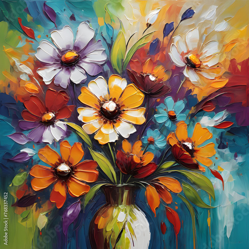 Abstract floral background. A canvas immersed in the dreamlike beauty of spring s petals.