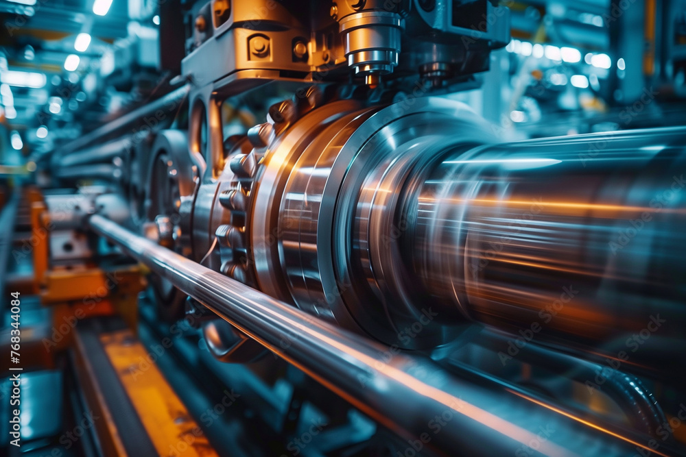 Illustration with the concept of mechanical engineering, using blur Illustration with the concept of mechanical engineering, using blur