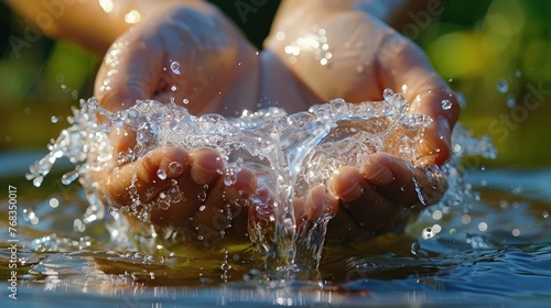 Celebrating world water day, raising awareness and promoting sustainable water management, advocating for access to clean water for all, collective action for a healthier planet and brighter future.