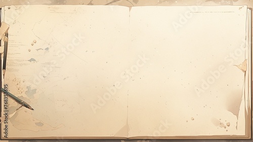 本の見開きテクスチャー1