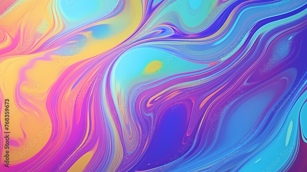 Fototapeta premium Fluid art abstract background