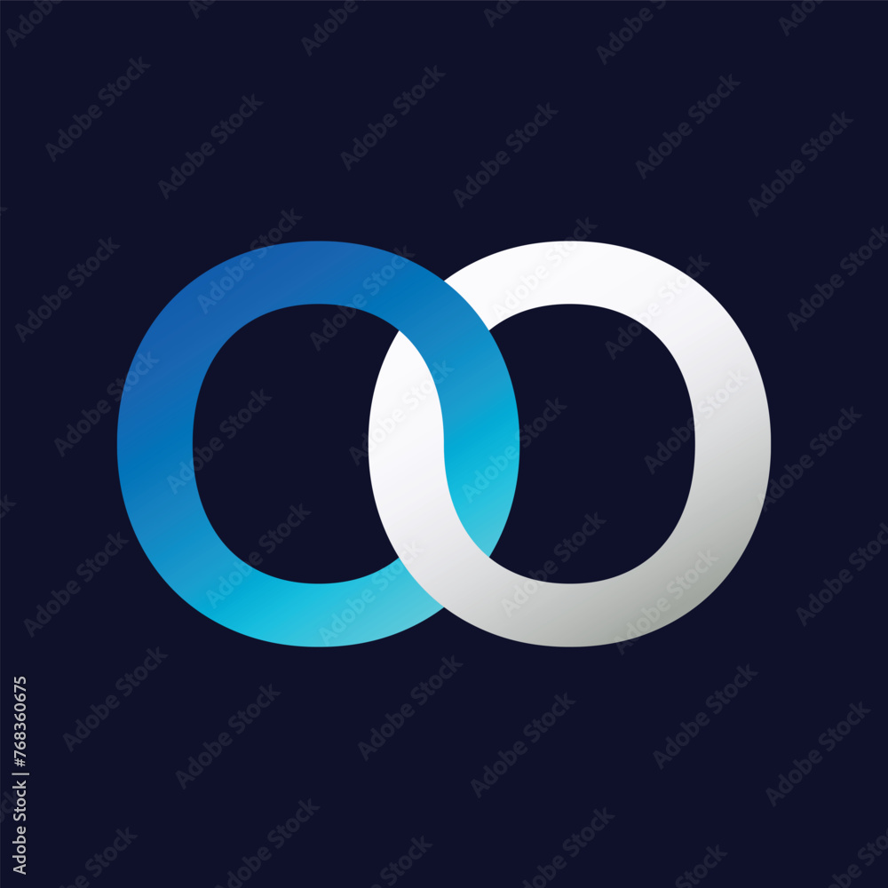 OO Letter logo design vector template. OO Letter logo design vector template.