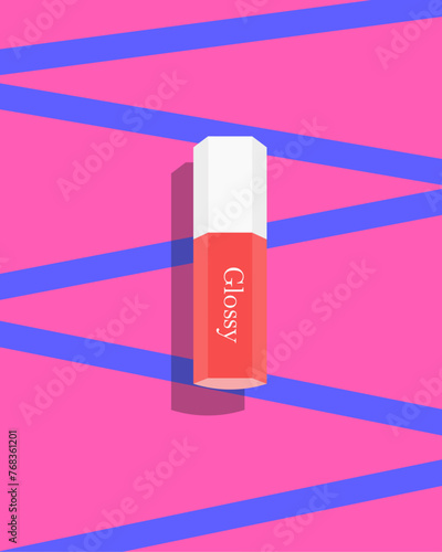 glossy