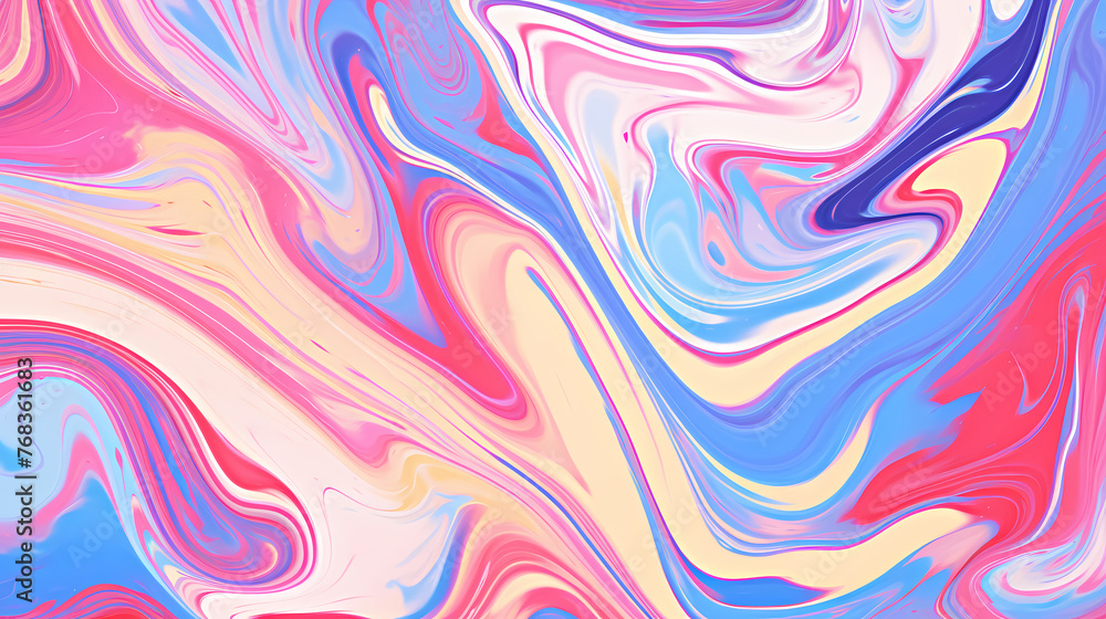 Abstract liquid water ripple watercolor design background