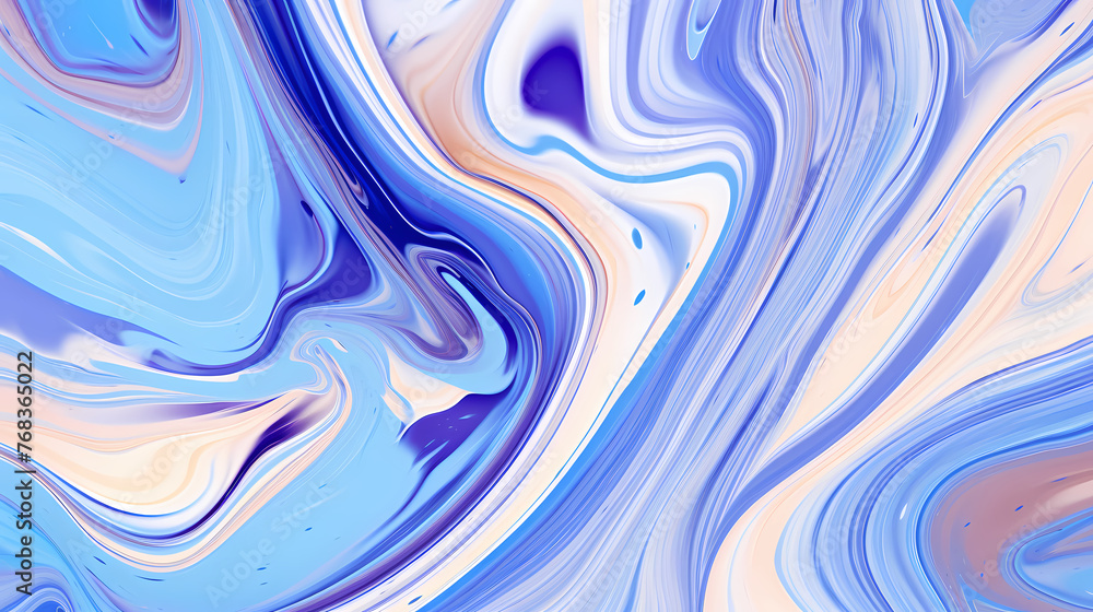 Obraz premium Abstract liquid water ripple watercolor design background