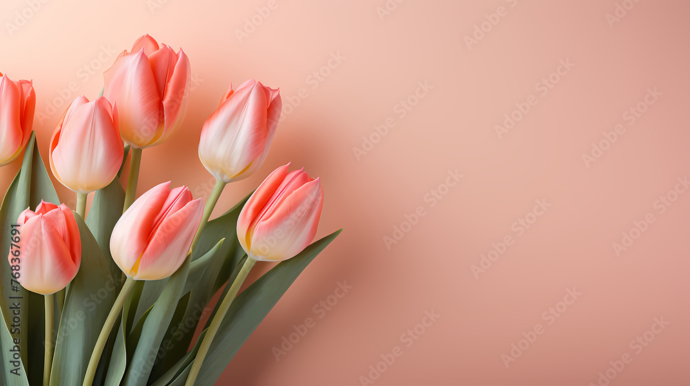 custom made wallpaper toronto digitalBouquet of tulips on beautiful background