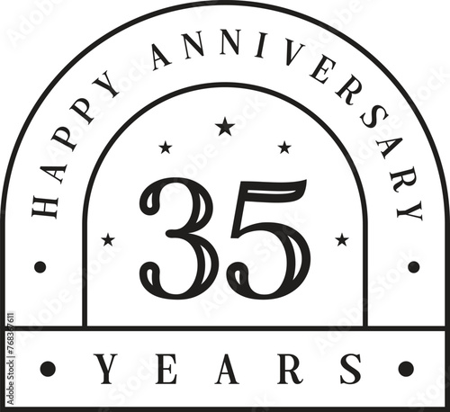 35th Anniversary Logotype Design