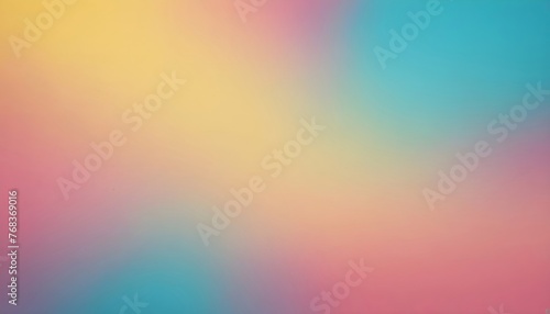 Holographic Unicorn Gradient. Trendy neon pink purple very peri blue teal colors soft blurred background photo