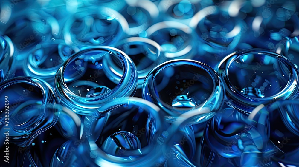 Blue circle abstract background Blue circle abstract background