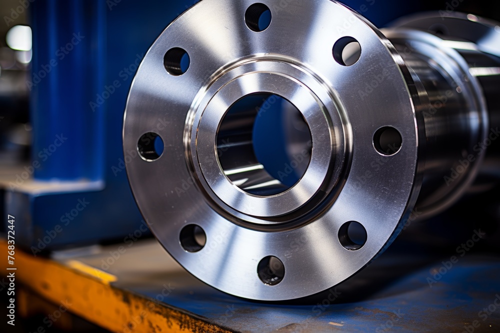 A Detailed Look at the Robust Construction of a Steel Flange in a Busy Manufacturing Unit A Detailed Look at the Robust Construction of a Steel Flange in a Busy Manufacturing Unit