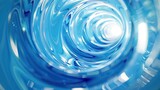 Blue circle abstract background