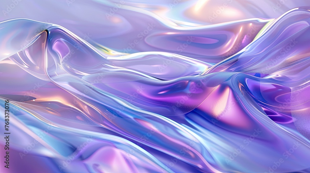 Beautiful Abstract 3D Background with Smooth Silky Shapes Beautiful Abstract 3D Background with Smooth Silky Shapes