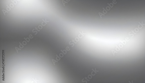 Fluid smooth abstract silver holographic shape background 