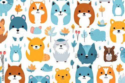 Pattern Animals Children's Style