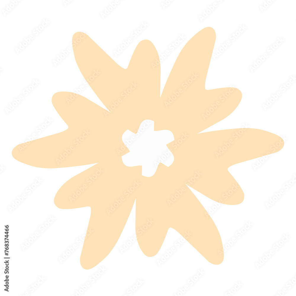 Flower Colorful Icon Illustration Flower Colorful Icon Illustration