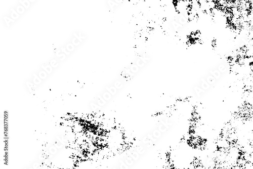 Black and white grunge background. Abstract monochrome texture of cracks, scuffs, chips, dustAbstract pattern of elements. Monochrome print and design.