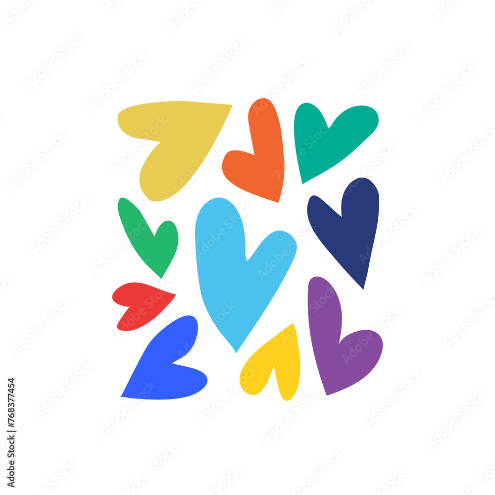 This artwork features an array of beautifully arranged hearts, creatively displayed to capture attention. The abstract nature adds a unique touch, making it a stunning piece sure to captivate viewers. This artwork features an array of beautifully arranged hearts, creatively displayed to capture attention. The abstract nature adds a unique touch, making it a stunning piece sure to captivate viewers.