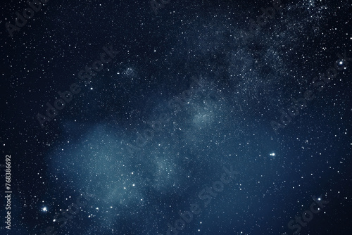 Starry Night Sky and Milky Way Galaxy  Vast Universe Above  Cosmic Space Background