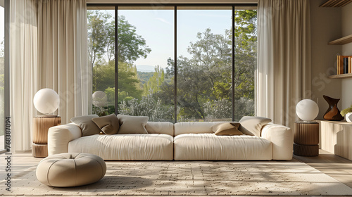  Beige and White Décor with Nature-inspired Elements