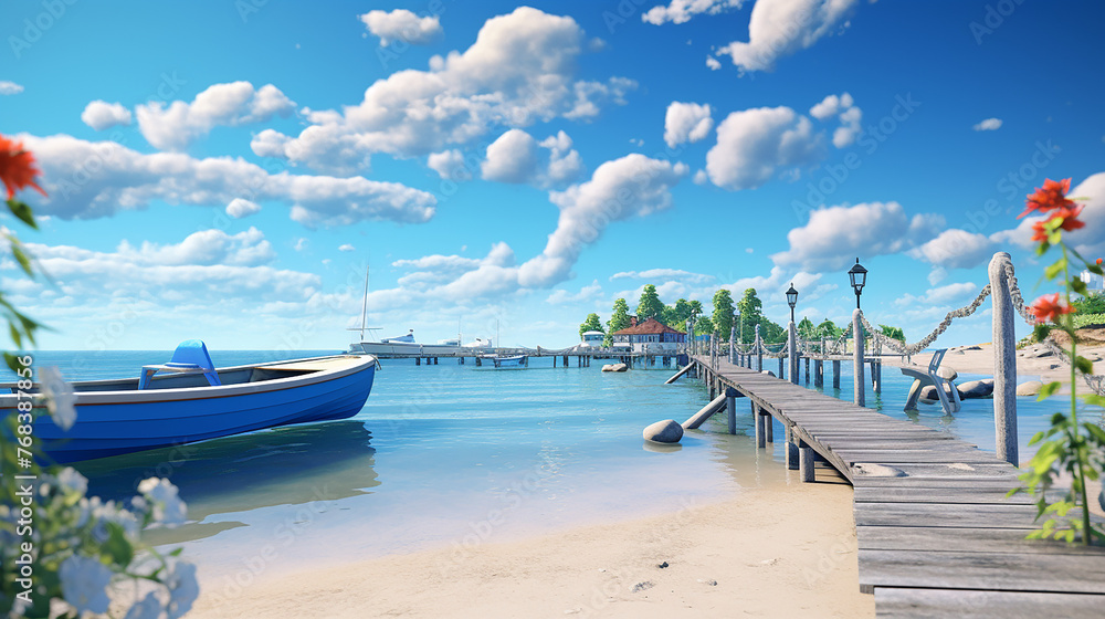 custom made wallpaper toronto digitalbeautiful coastal bliss with a tranquil beach scene with rock formation