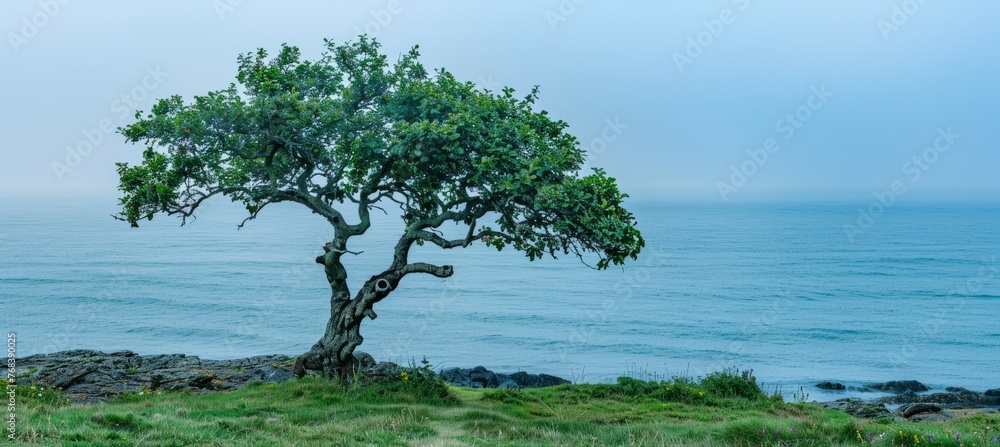 A tree. Generative AI technology. A tree. Generative AI technology.