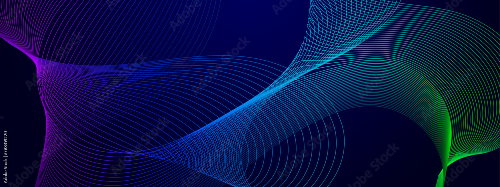 Green blue and purple violet vector tech line modern abstract background Green blue and purple violet vector tech line modern abstract background