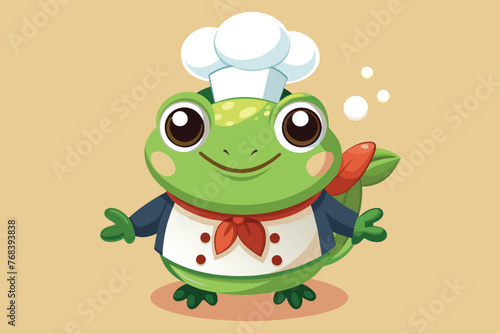 a-cutest-frog-chef vector.eps
