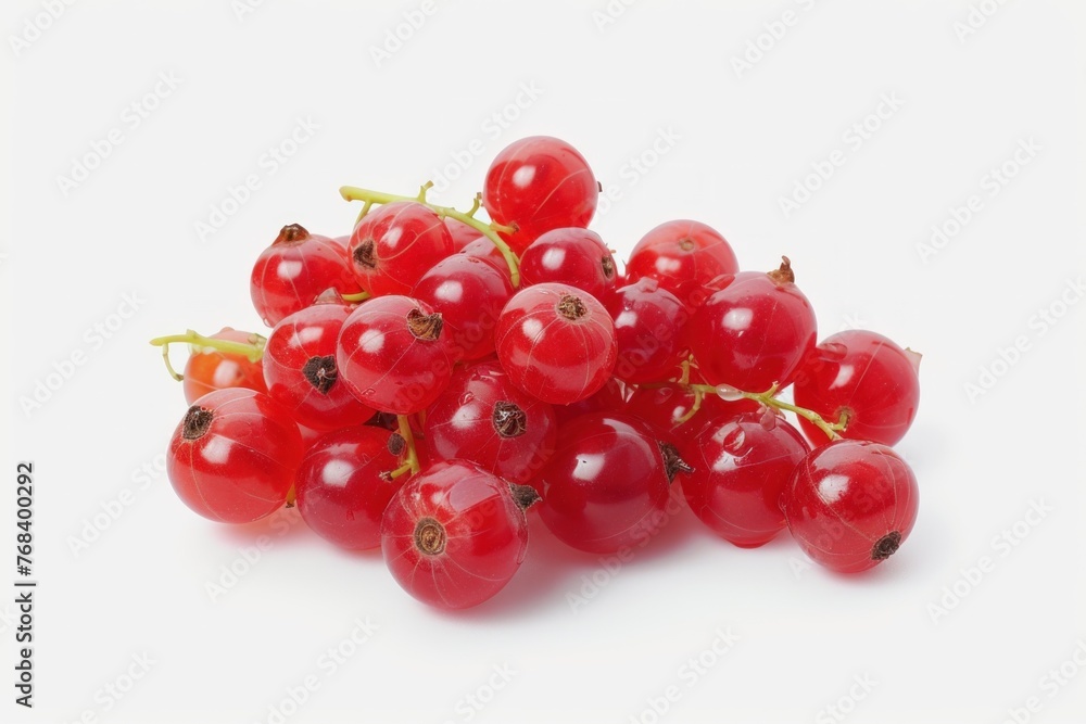 red currant isolated on white background red currant isolated on white background